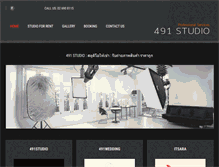 Tablet Screenshot of 491studiohouse.com